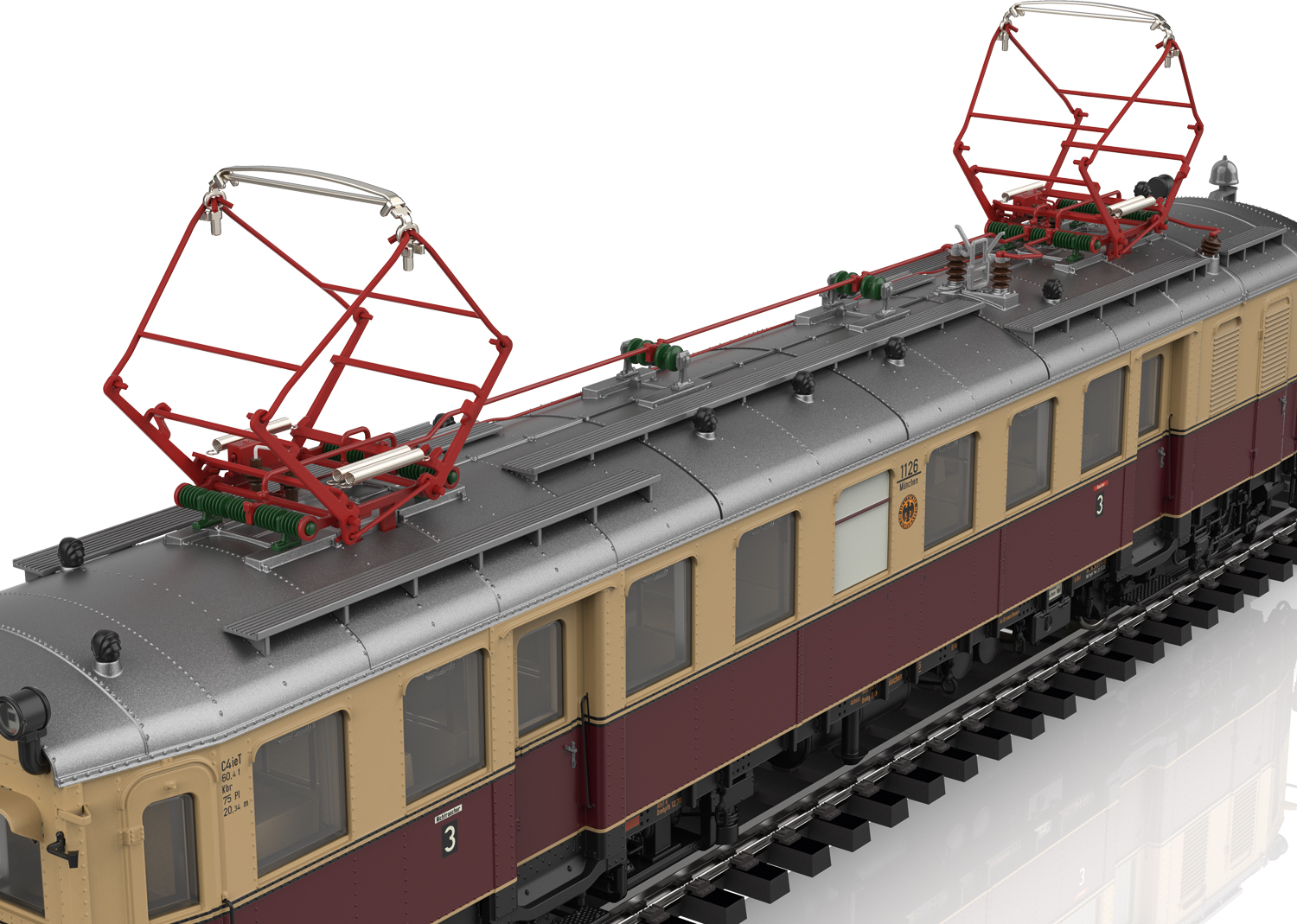 Marklin 39852 Class elT Rail Car 1126 with class elS control car 2126 - V4