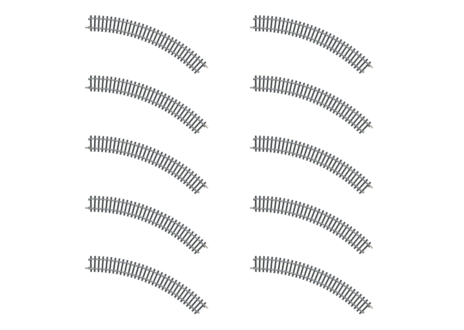 Marklin 2210 K Track Curved Radius 45° - V2