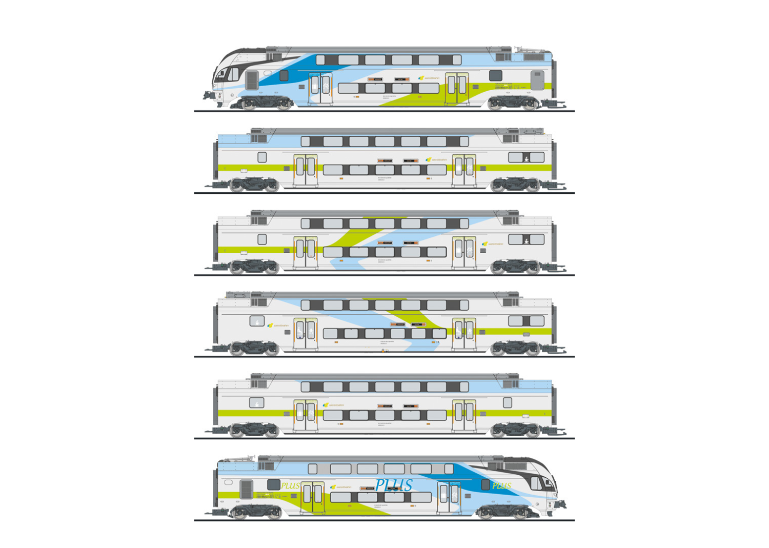 WESTbahn Stadler KISS 6-Car H0 AC Digital