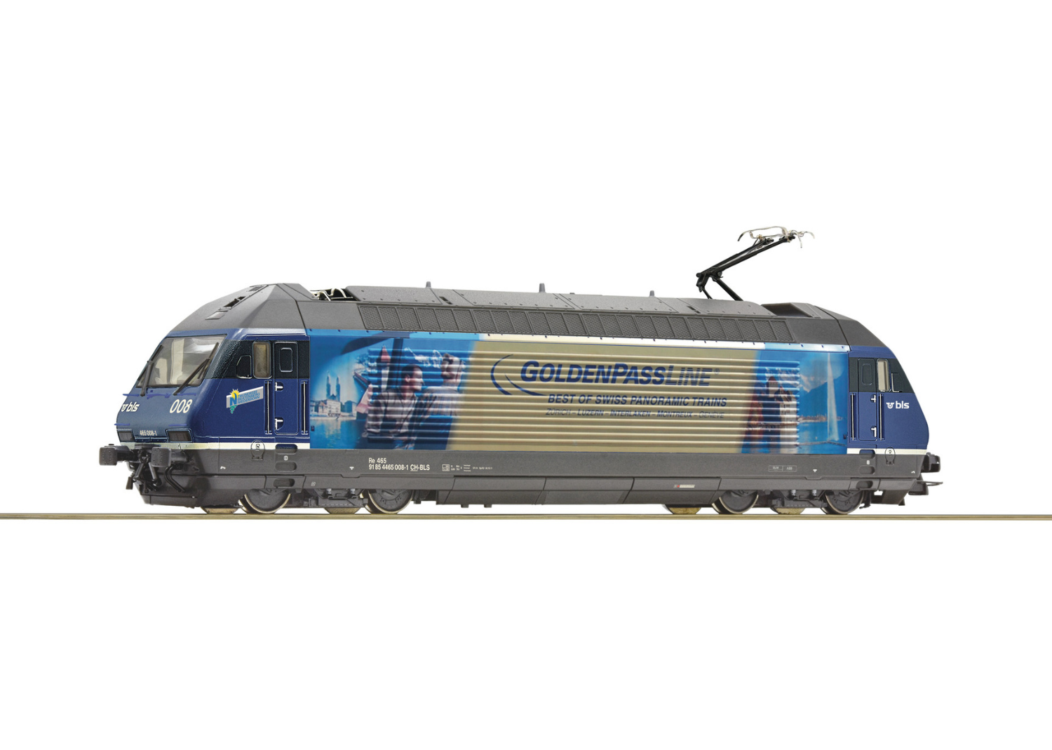 BLS Golden Pass Electric locomotive Re 465 008-1