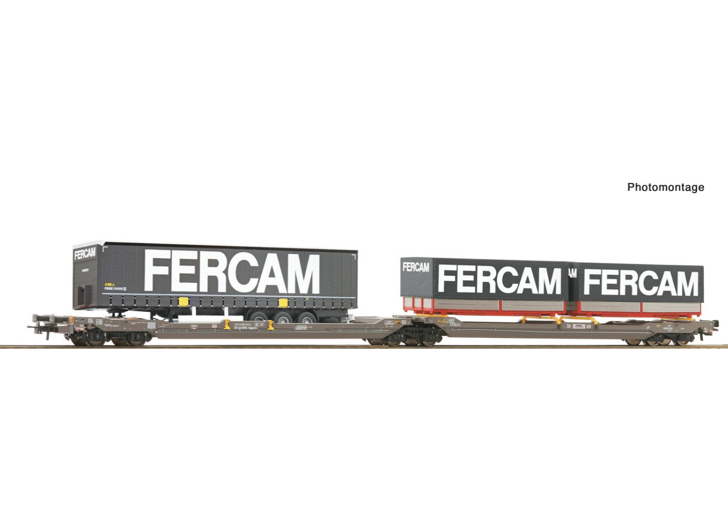 ROCO 6600235 HPAC Articulated double-pocket wagon T3000e