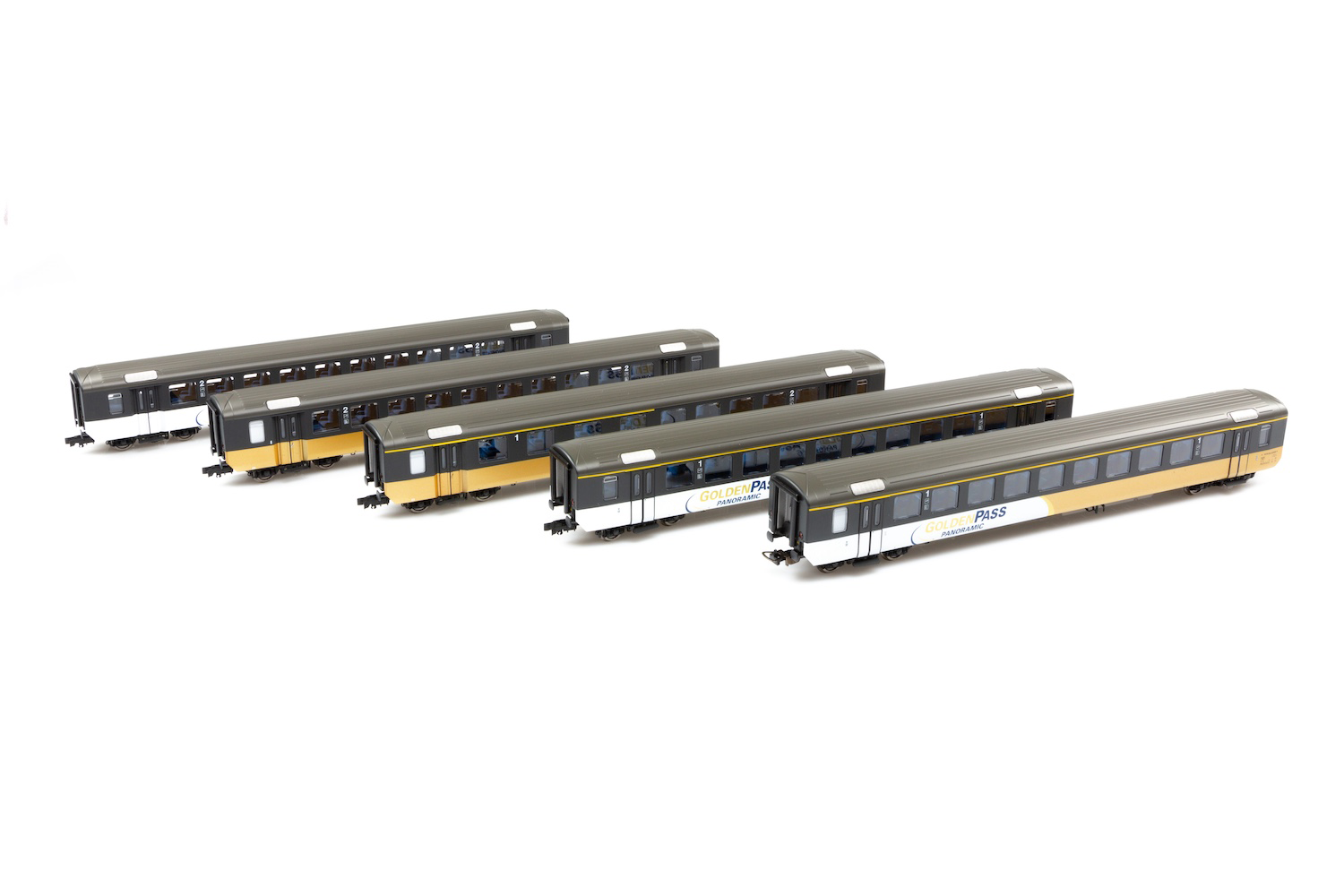 BLS GoldenPass Panoramic 5-Car Set