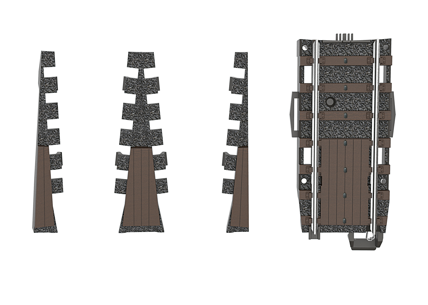 Marklin 74871 Expansion Set for the 74861 or 74862 Turntable