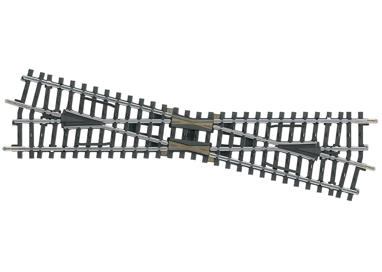Marklin 2257 K Track Crossing Length 225 mm / 8-7/8"