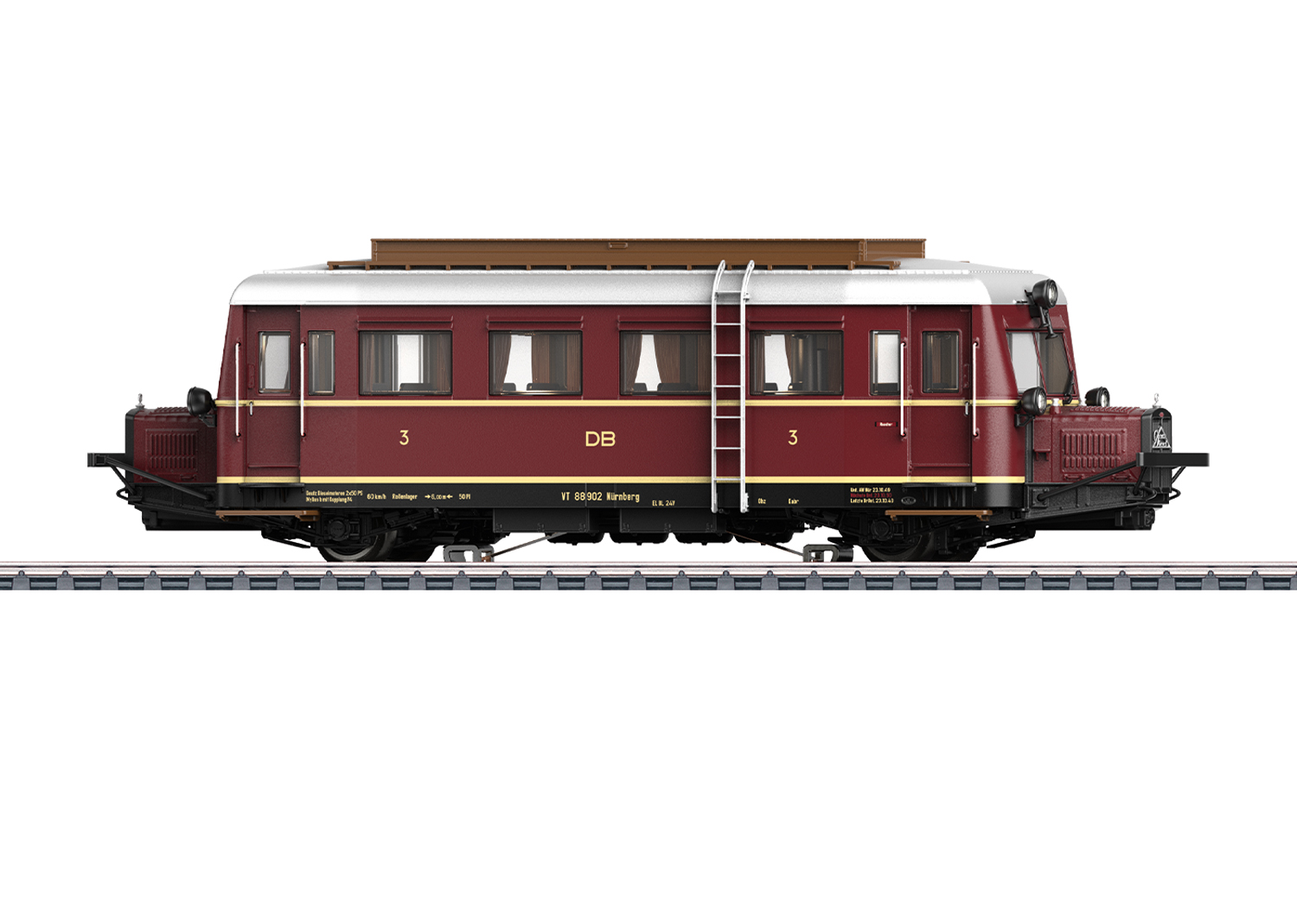 Marklin 38135 Class VT 88.9 Diesel Powered Rail Car – the Pig's Snout - V2