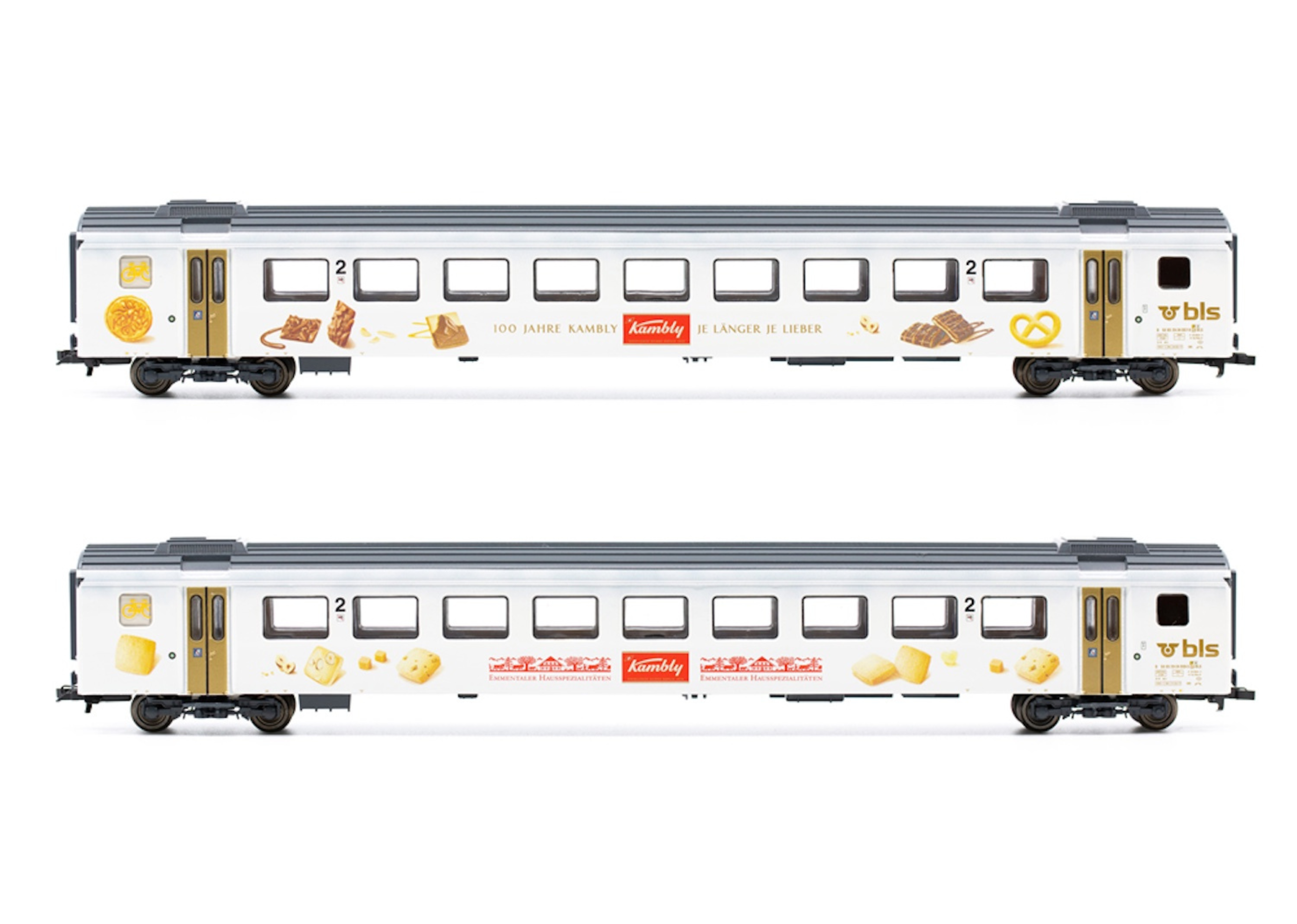 Liliput 330535 BLS EW III Kambly 2-Car Extension Set