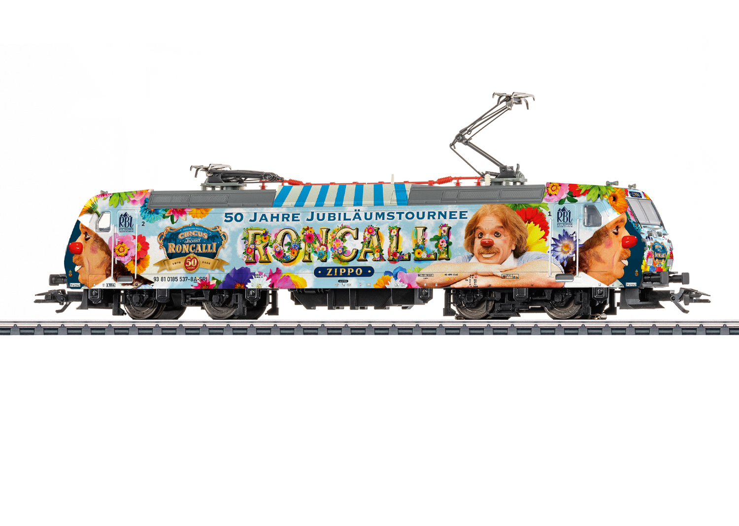 Marklin 36659 Class 185.1 50th Anniversary Circus Roncalli Locomotive
