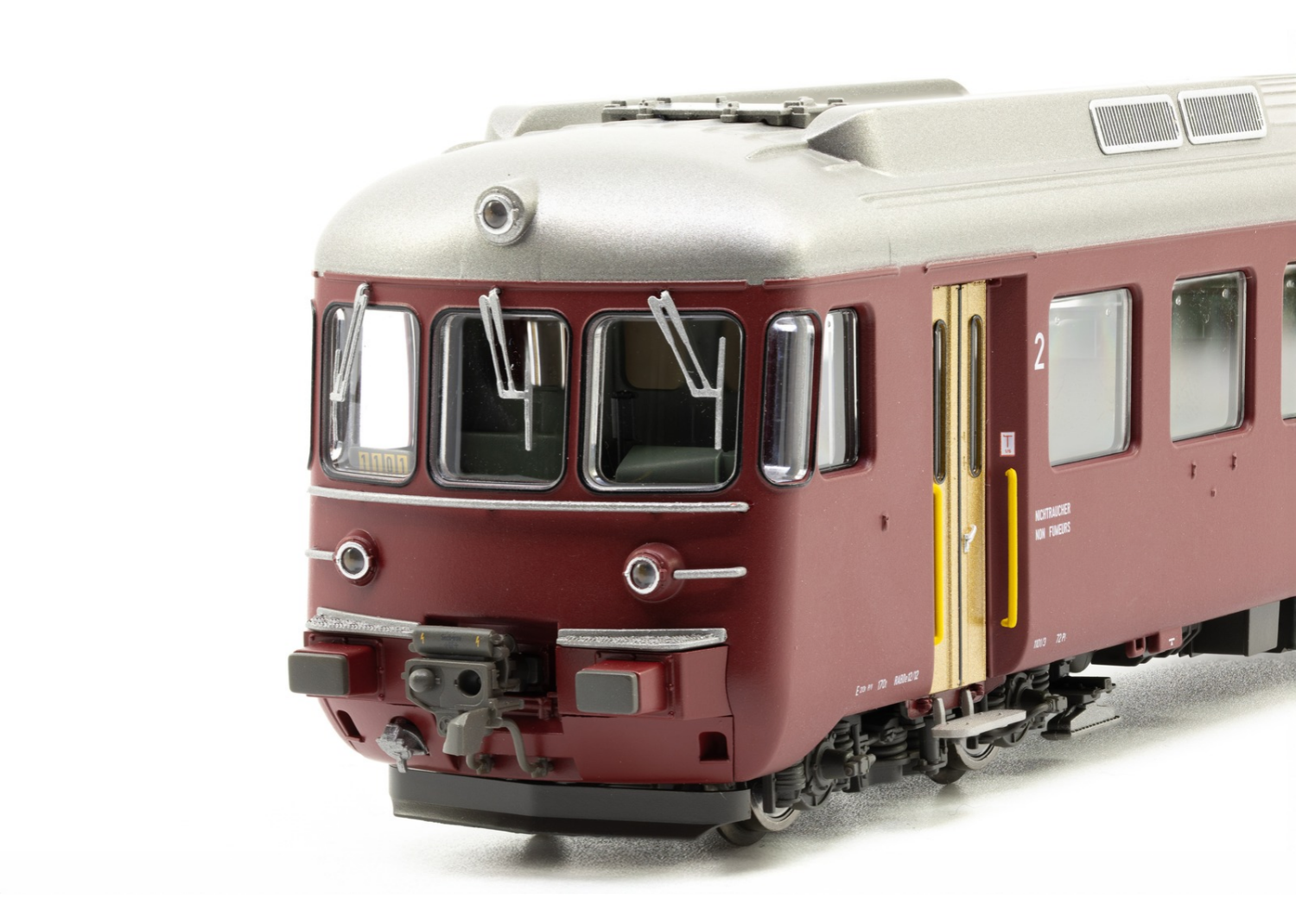 PIKO 97253 SBB RABDe 12/12 “Mirage” Railcar in Striking Red - V6