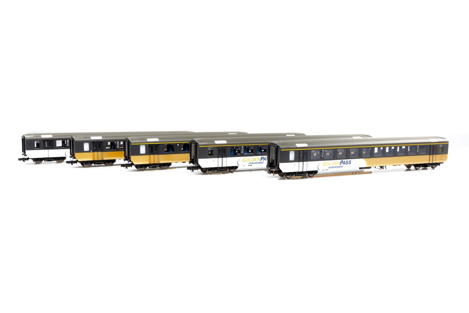 BLS GoldenPass Panoramic 5-Car Set