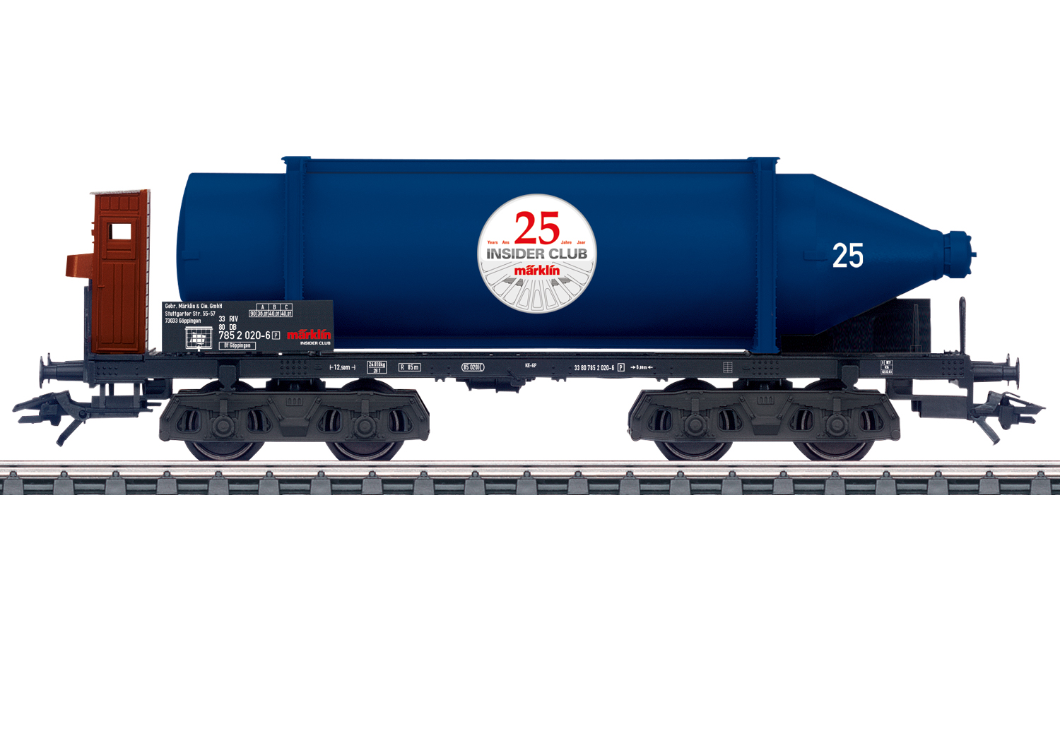 Marklin 48253 Carbide Container Car for 25 Years of Insider Membership