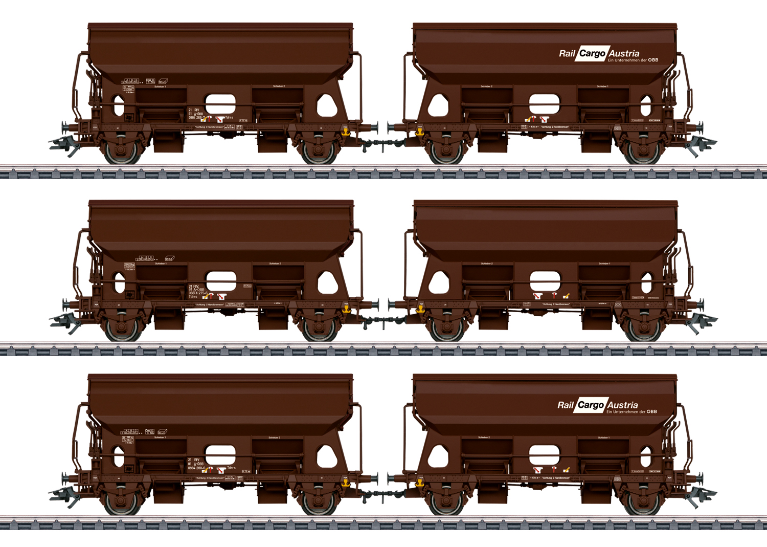Marklin 46308 Hinged Roof Car Set