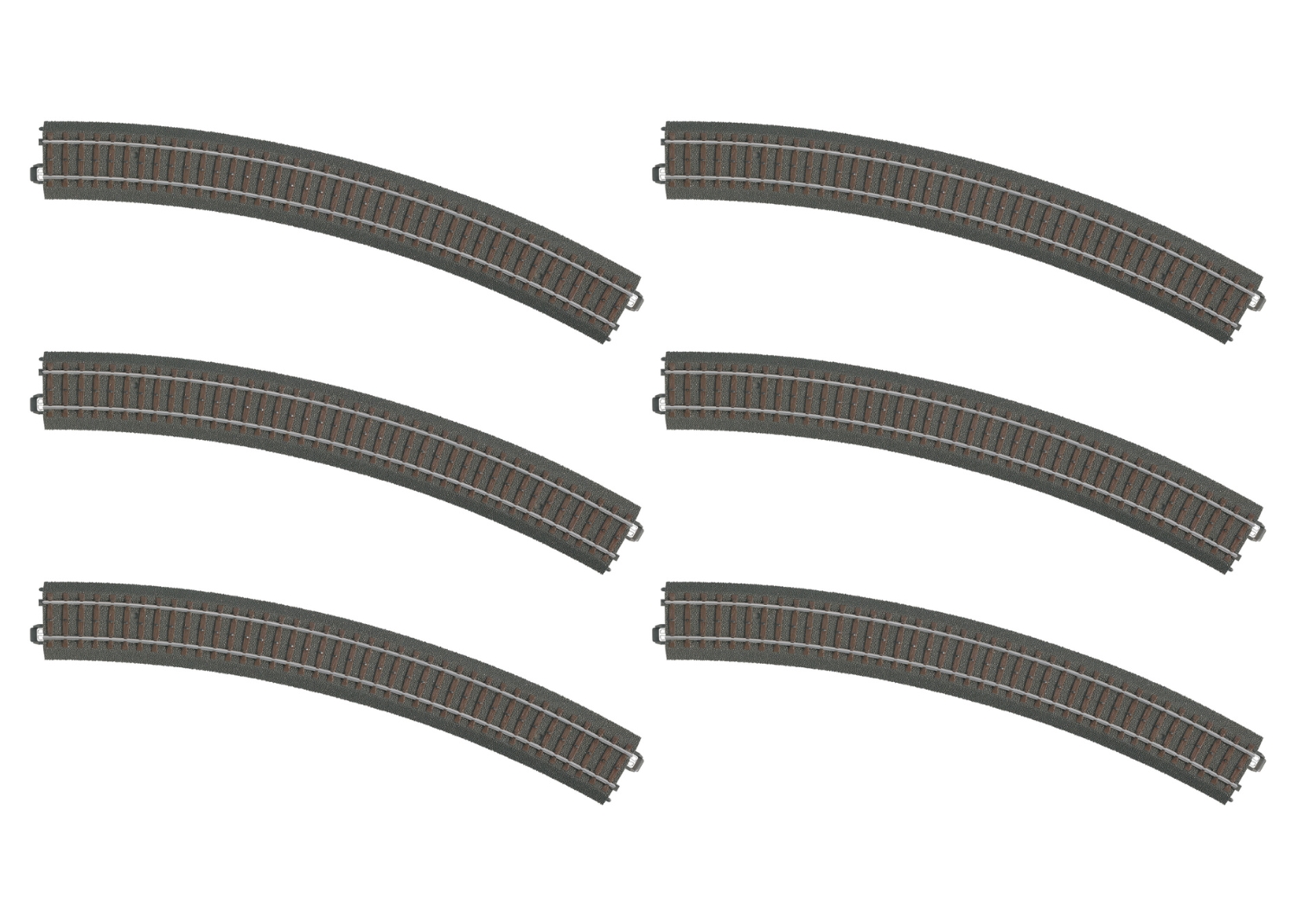 Marklin 24430 C Track Curved Radius R4 = 579.3 mm - V2