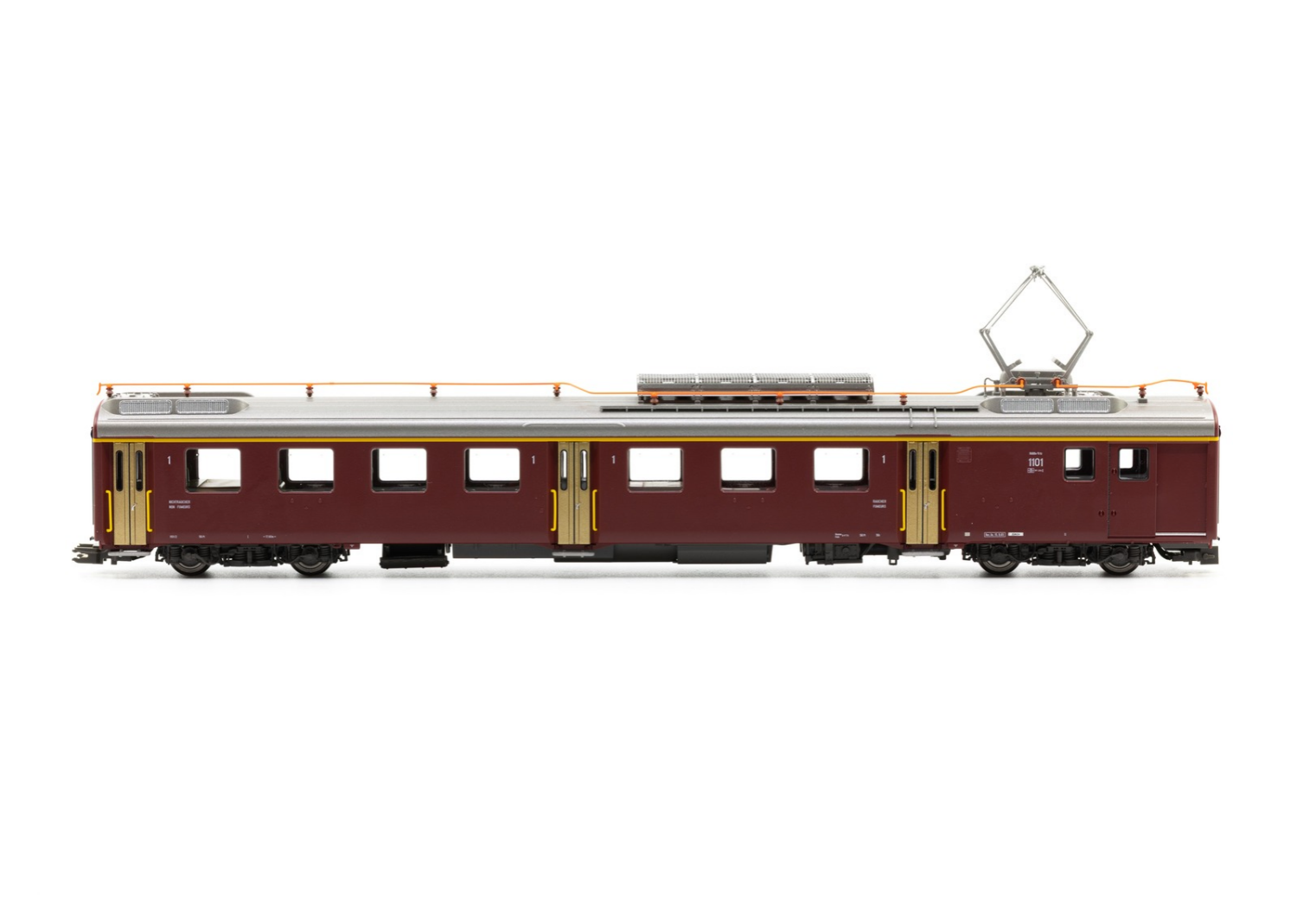 PIKO 97253 SBB RABDe 12/12 “Mirage” Railcar in Striking Red - V3