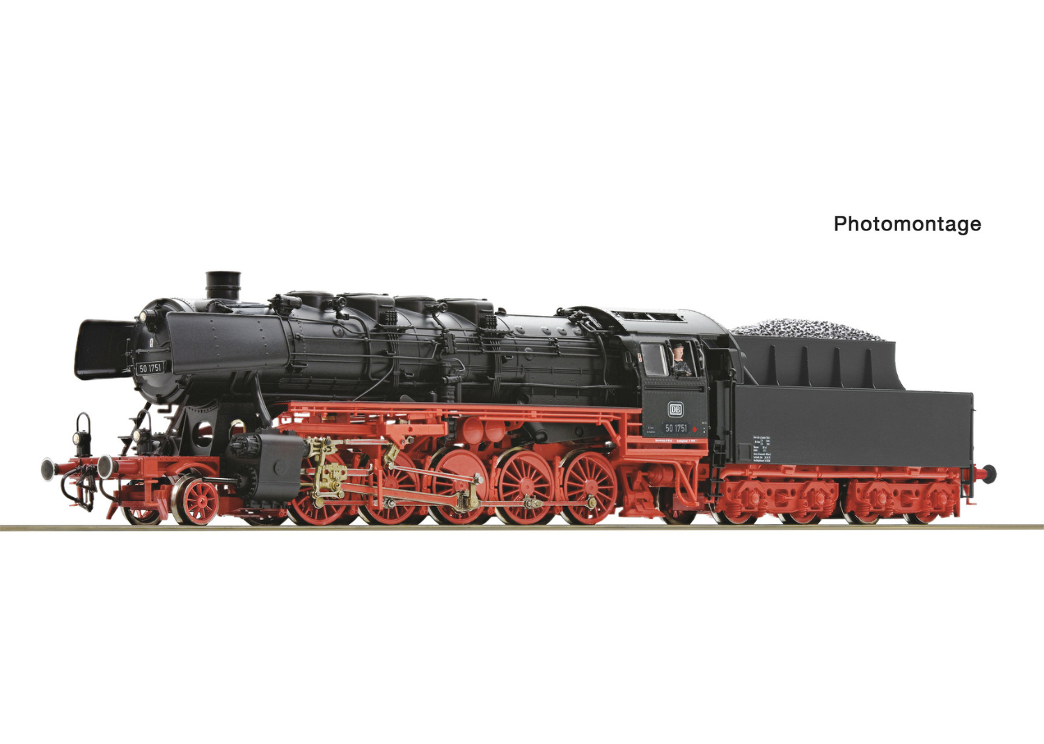 ROCO 7110046 DB Steam locomotive 50 1751
