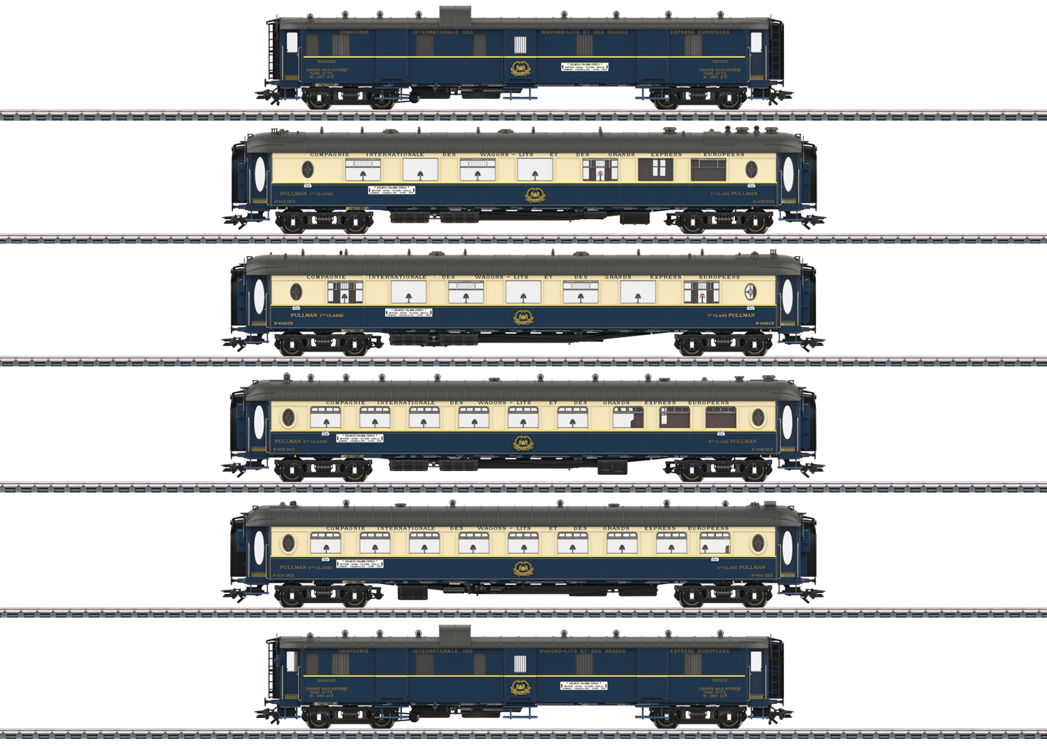 Marklin 42470 Edelweiss Parlor Car Set