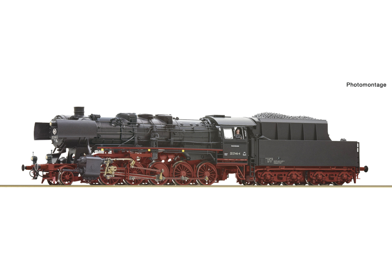 ROCO 7120039 DR Steam locomotive 50 2146-4