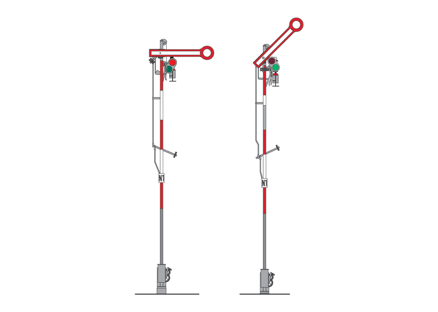Marklin 70391 Home Signal with a Narrow Mast - V2