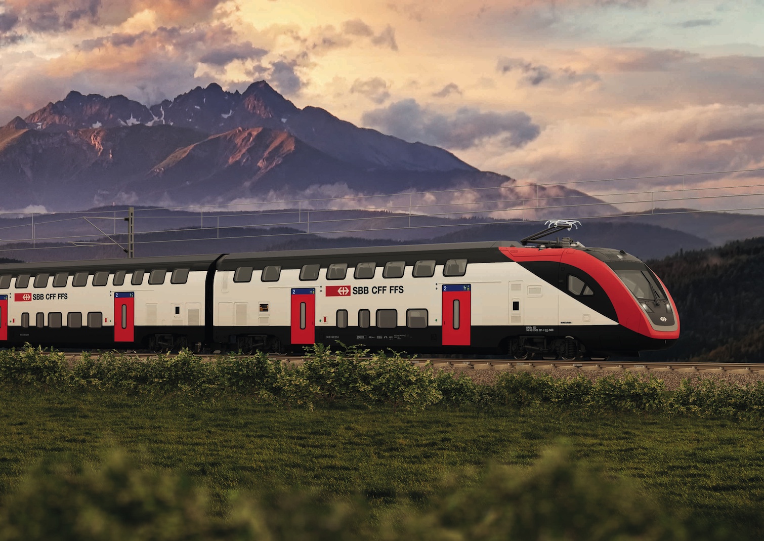 SBB RABe 502 8-Piece Long-distance Double-decker Train