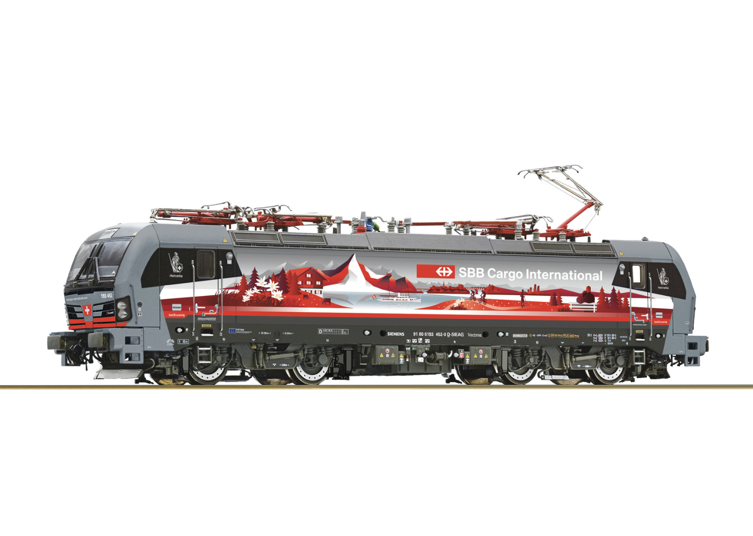 ROCO 7520073 SBB Cargo Schweizpiercer Electric locomotive 193 452-0