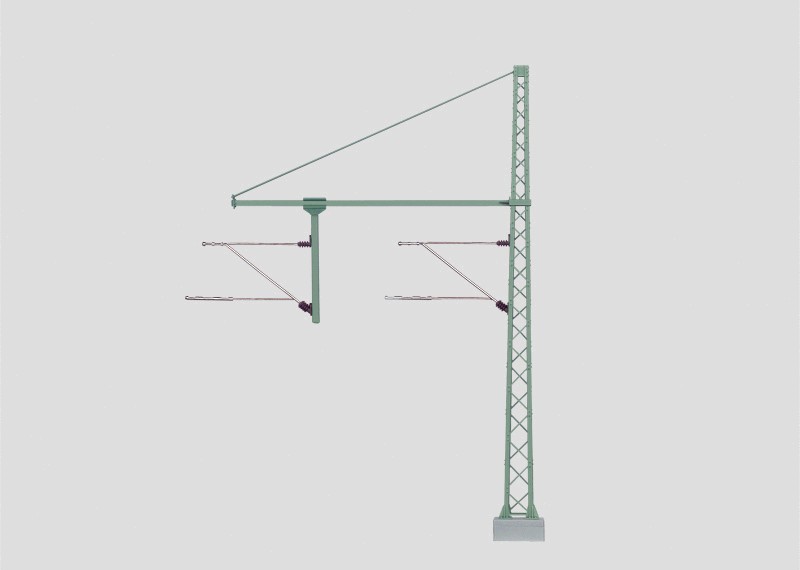 Marklin 74106 Tower Mast with a Tubular Outrigger Beam for a Hanger Arm