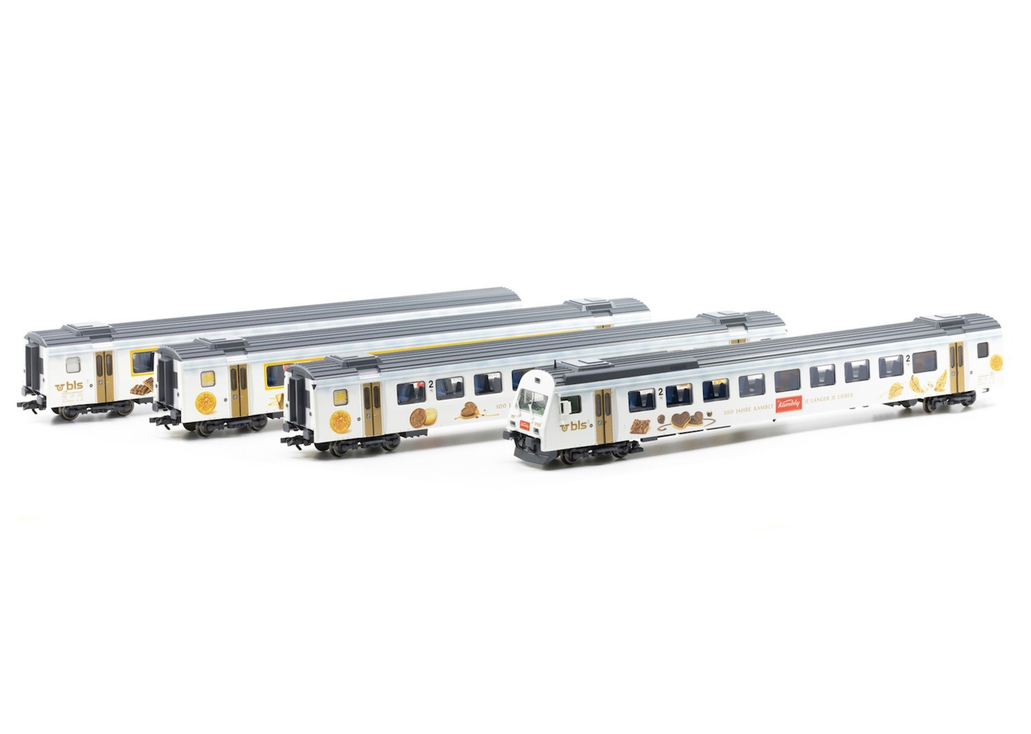 Liliput 330534 BLS EW III Kambly 4-Car Set - V2
