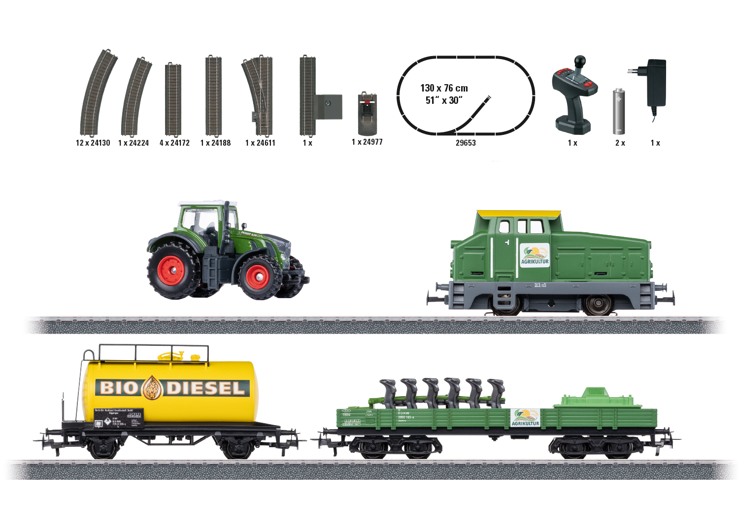 Marklin 29653 Märklin Start up - Farming Train Starter Set