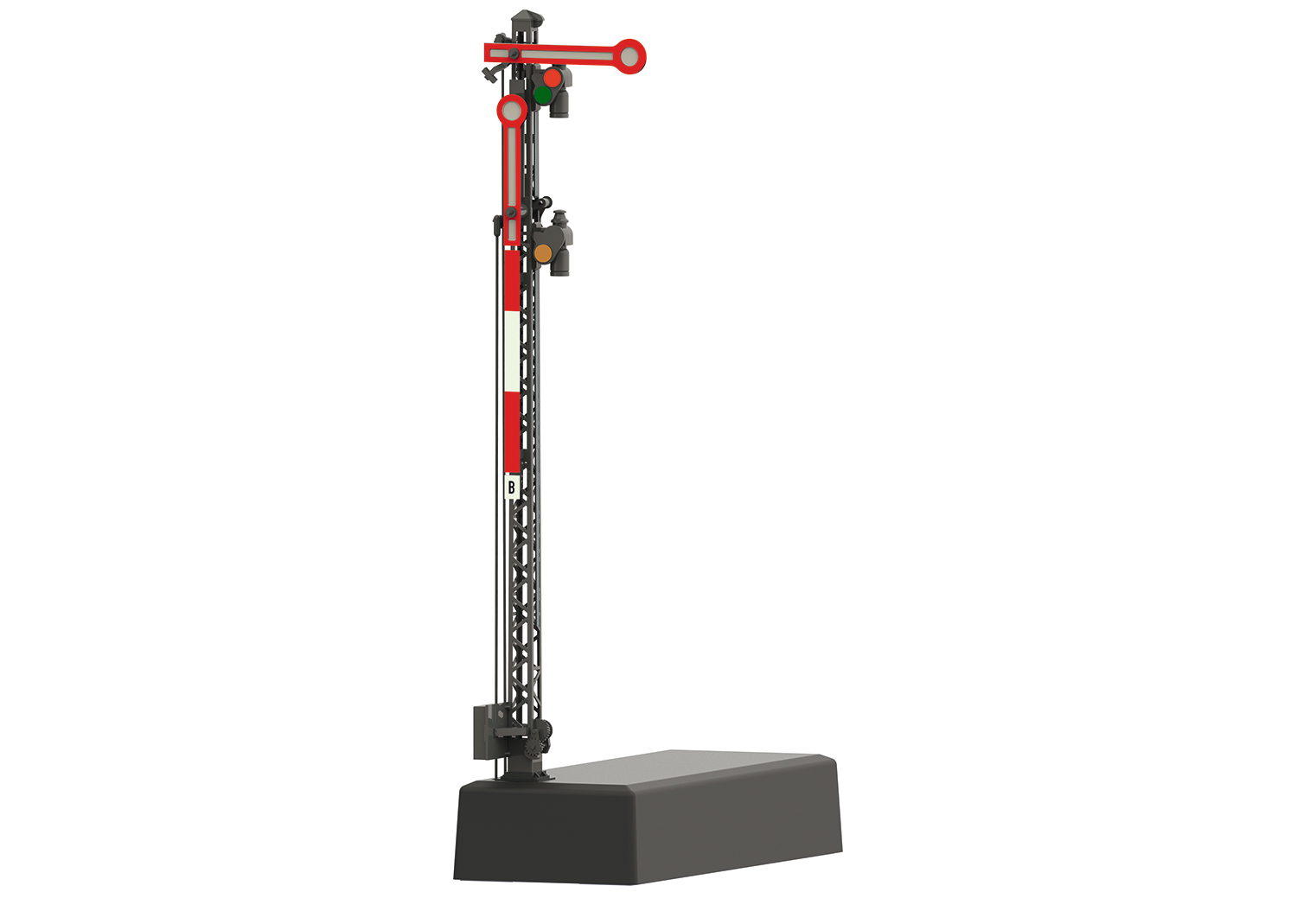 Marklin 70414 Hp 0 / Hp 1 / Hp 2 Home Signal with a Lattice Mast