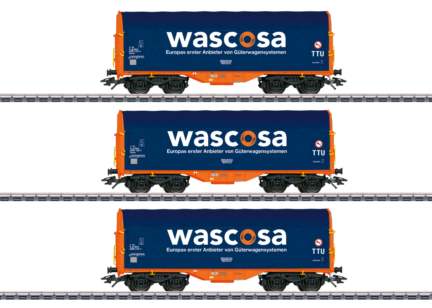 Marklin 47223 Wascosa Sliding Tarp Car Set