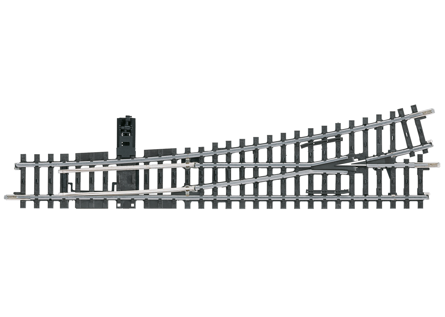 Marklin 22715 K Track Left Turnout Length 225 mm / 8-7/8" / Radius 902.4 mm / 35-1/2"