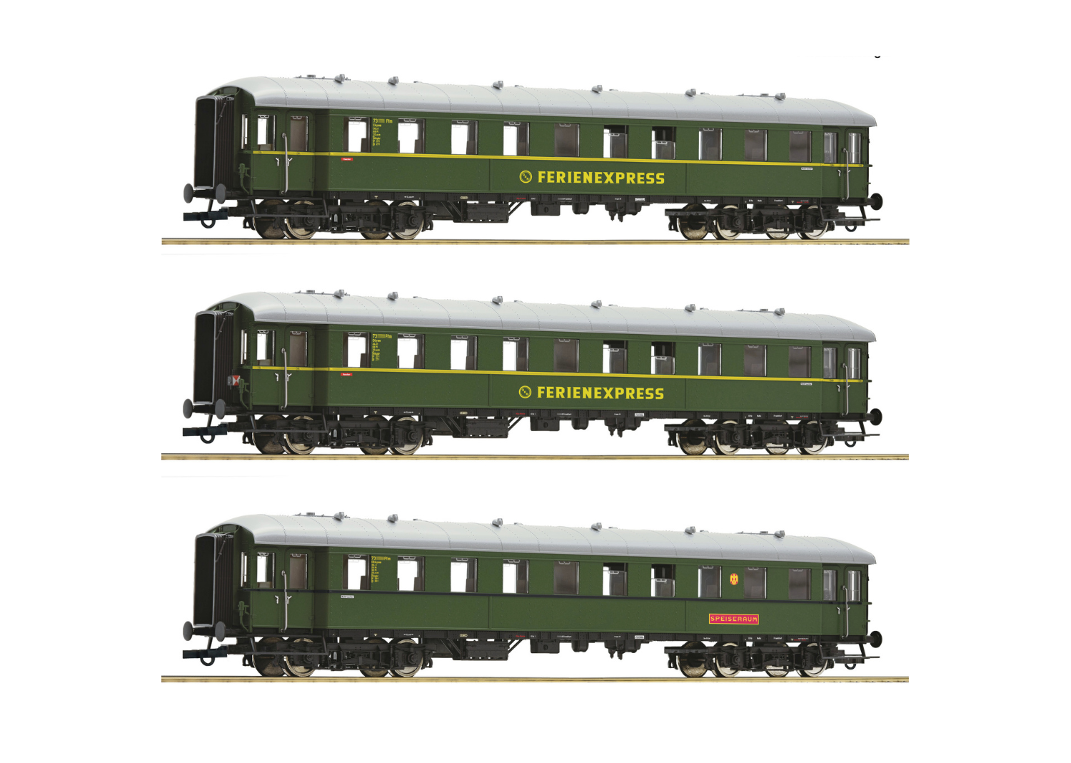 DB Ferienexpress Three Wagon Set