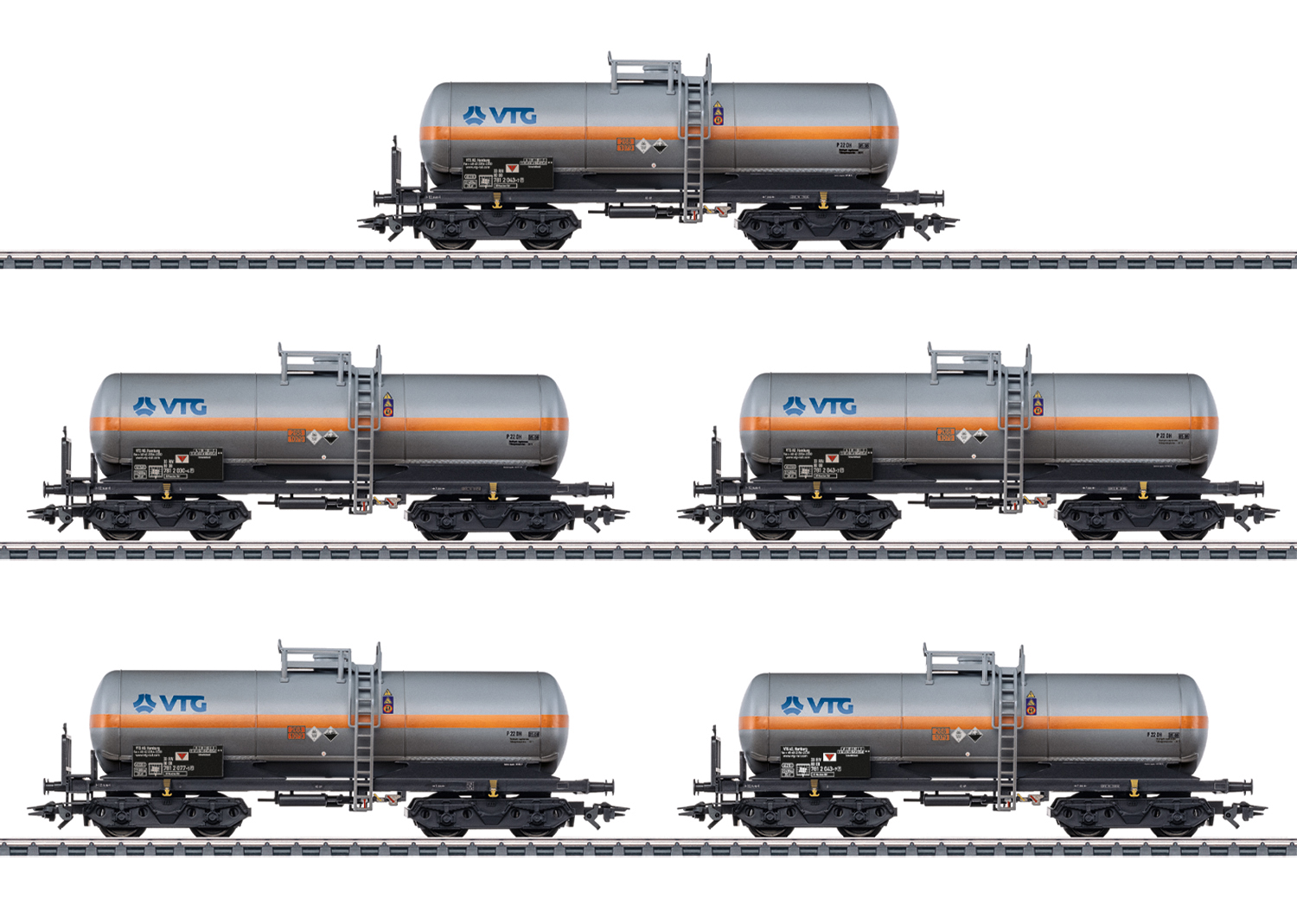 Marklin 46465 VTG Chlorine Gas Tank Car Set