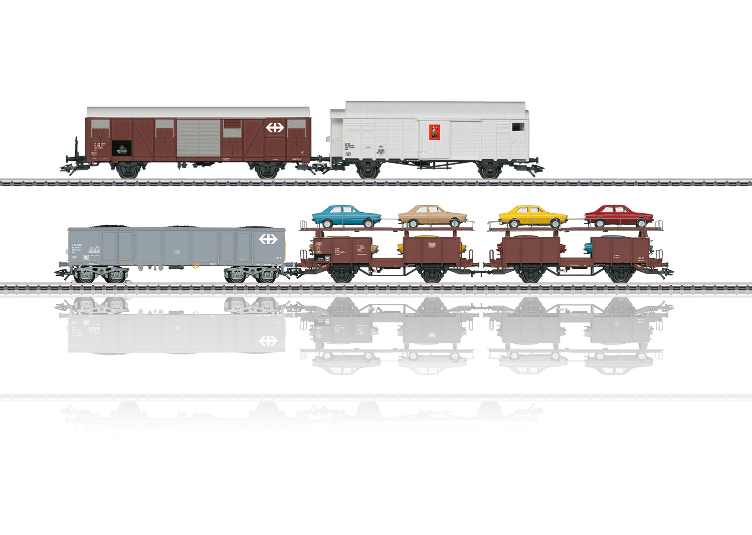 Marklin 46567 Freight Car Set for the Class Ce 6/8 II Switching Crocodile - V2