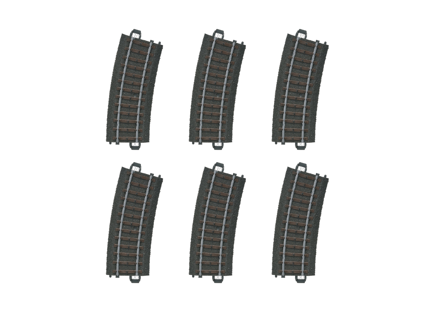 Marklin 24115 C Track Curved Radius R1 = 360 mm / 14-3/16" / 15° - V2