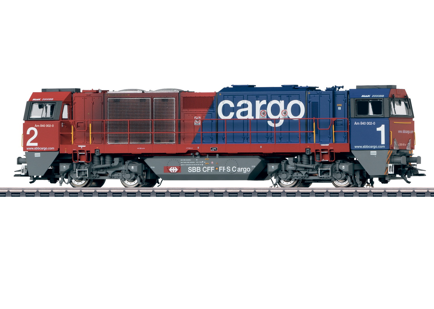 Marklin 37295 Class G 2000 BB Vossloh SBB Cargo Diesel Locomotive - V2