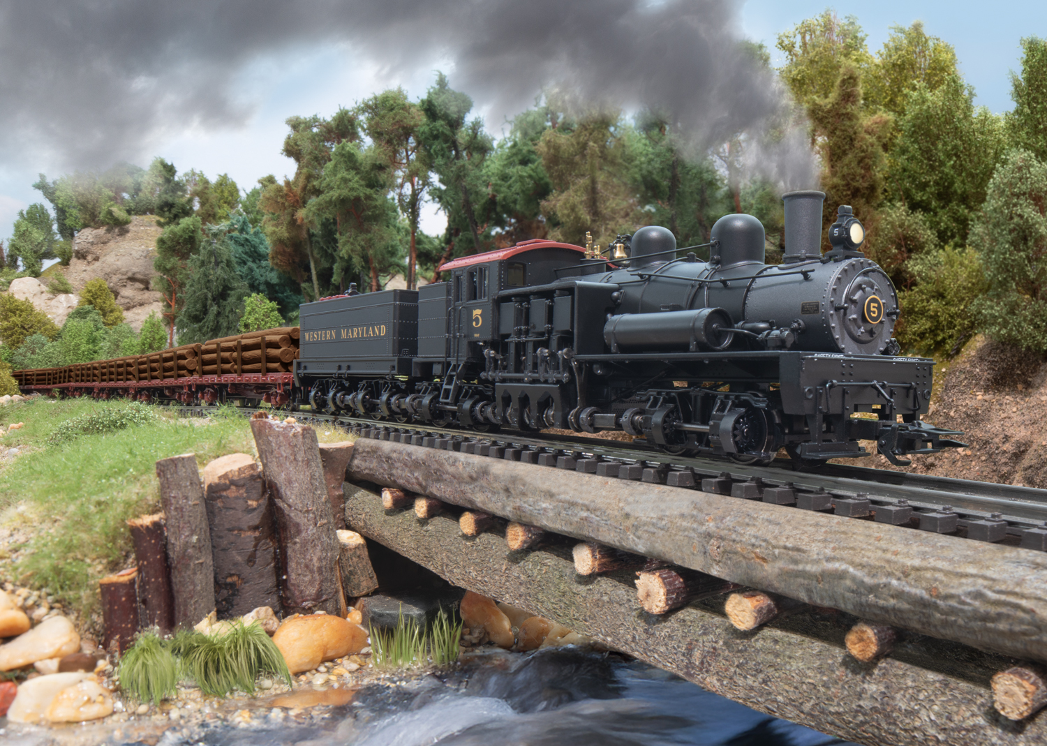 Marklin 38700 US Shay Design Gear Drive Steam Locomotive - V12