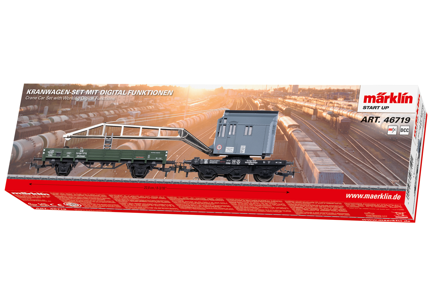 Marklin 46719 Crane Car Set with Working Digital Functions - V3