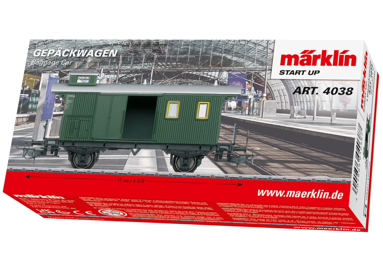 Marklin 4038 Baggage Car - V3
