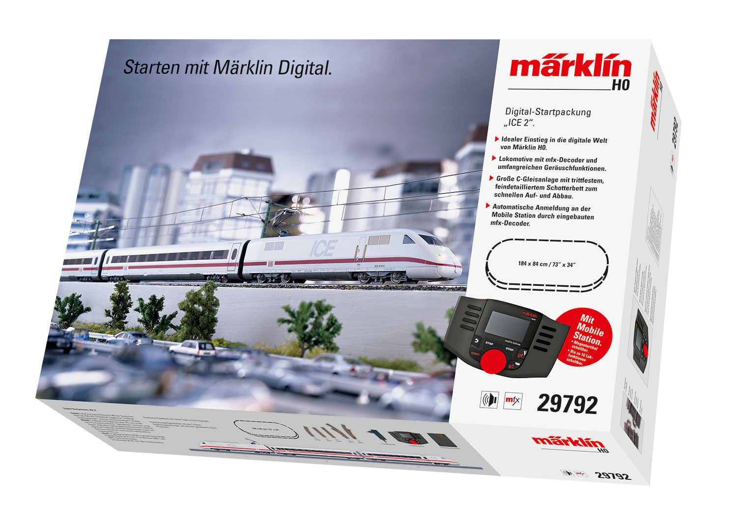 Marklin 29792 ICE 2 Digital Starter Set. - V2