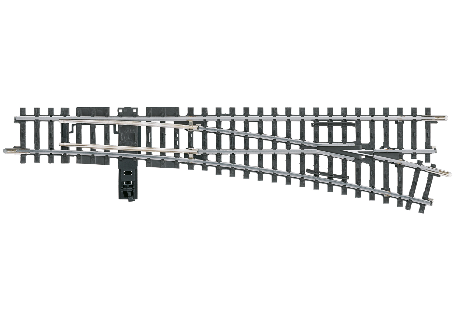 Marklin 22716 K Track Right Turnout Length 225 mm / 8-7/8" / Radius 902.4 mm / 35-1/2"