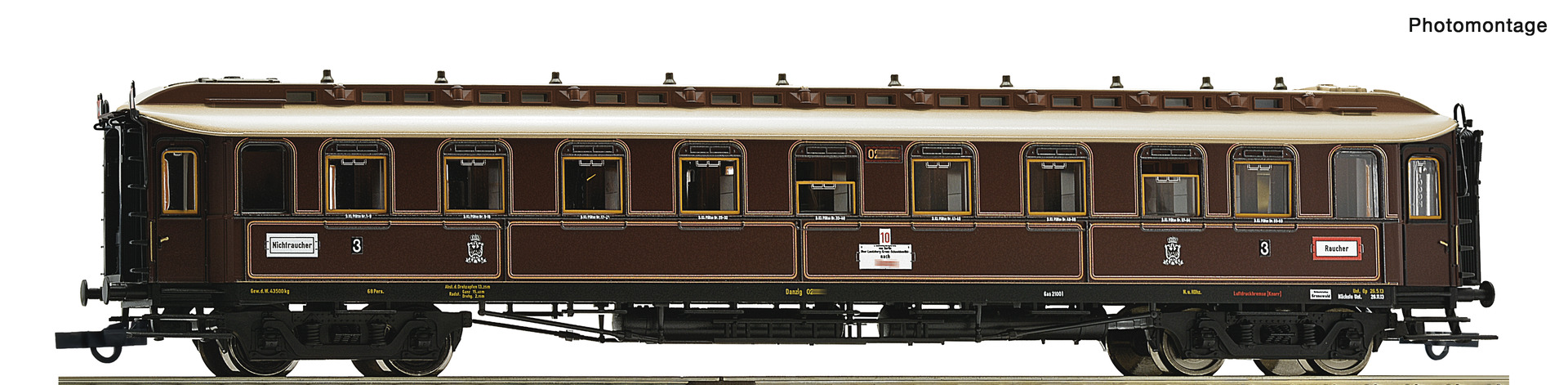 K.P.E.V. 3rd Class Express Train Coach