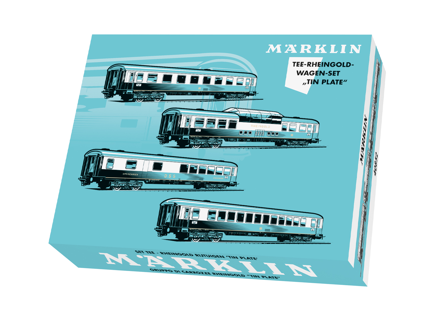 Marklin 40852 TEE Rheingold Tin-Plate Car Set - V2