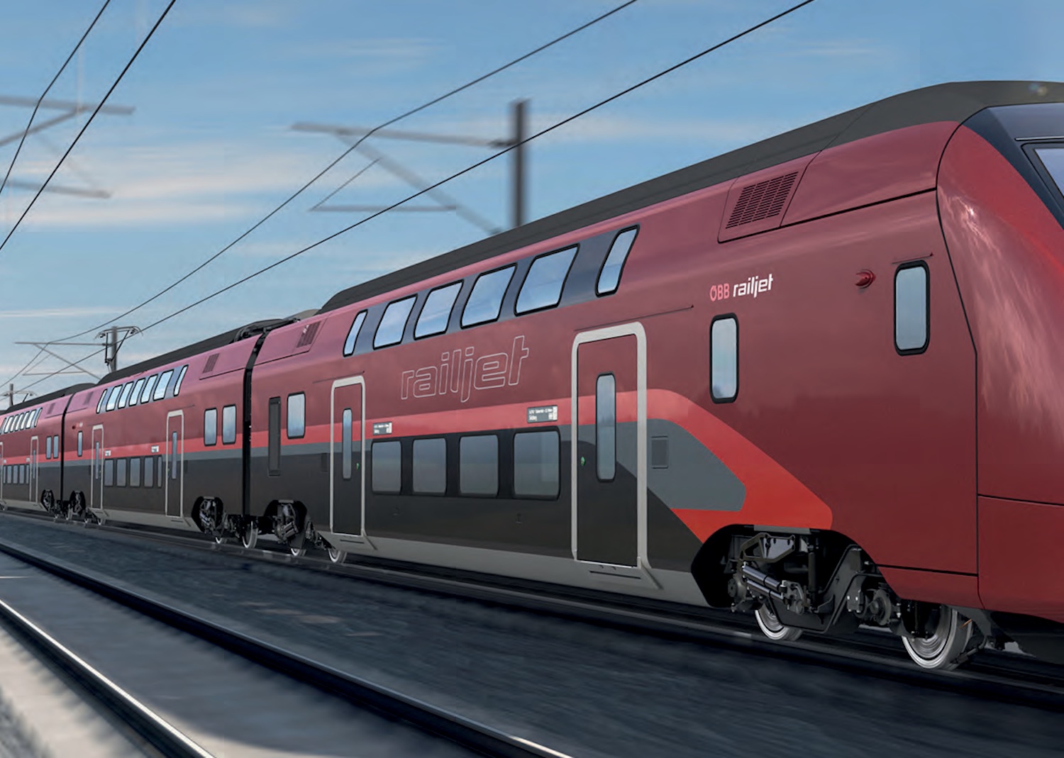 ÖBB Railjet Double-deck 6-piece Class 4706 Train