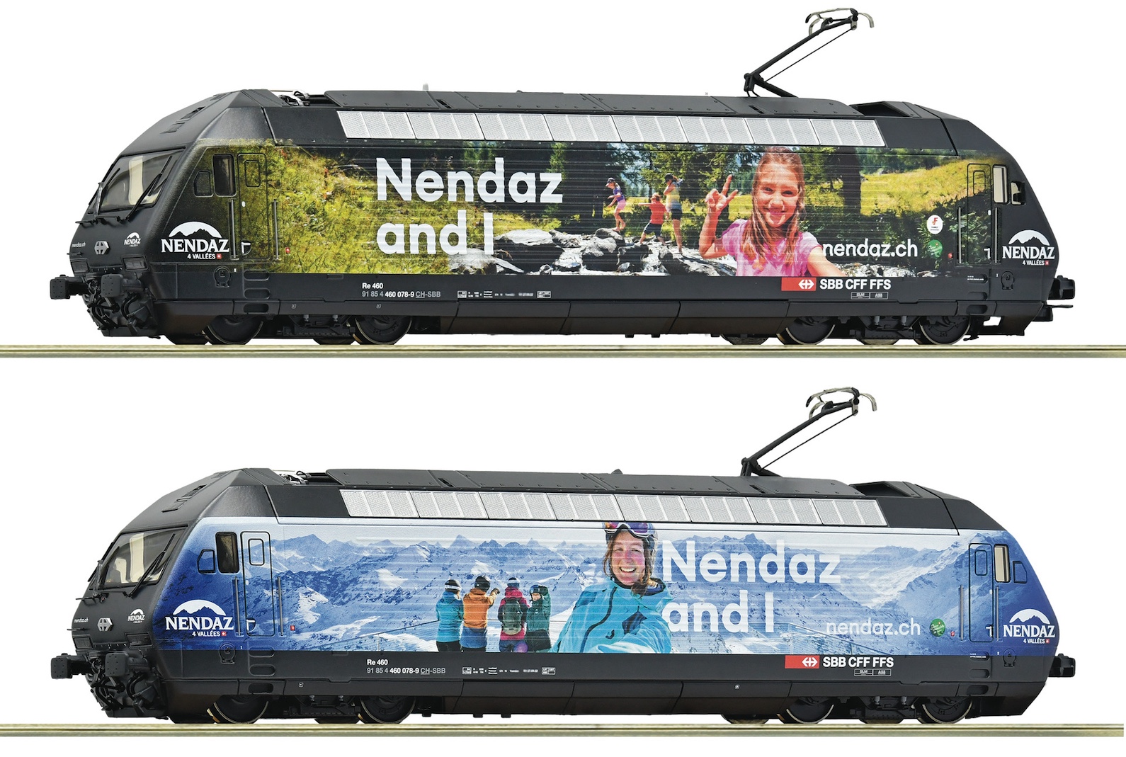 ROCO 7510090 SBB Electric Locomotive Re 460 078-9 “Nendaz”