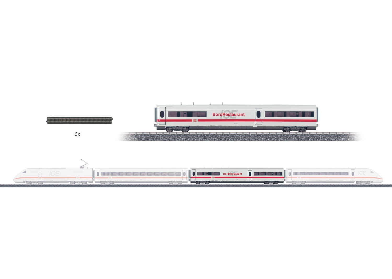 Marklin 78792 ICE Bord Restaurant Theme Extension Set - V2