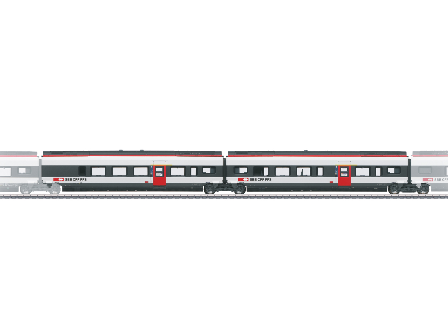Add-On Car Set 3 for the Class RABe 501 022 Giruno