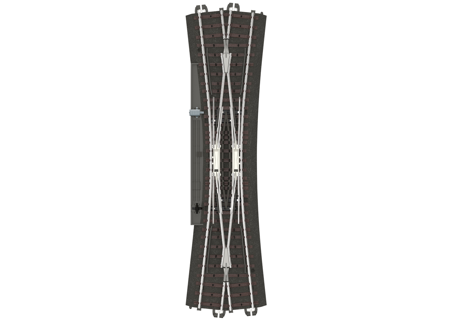 Marklin 24720 C Track Wide-Angle Double Slip Switch (DSS) Length 236.1 mm / 9-5/16"