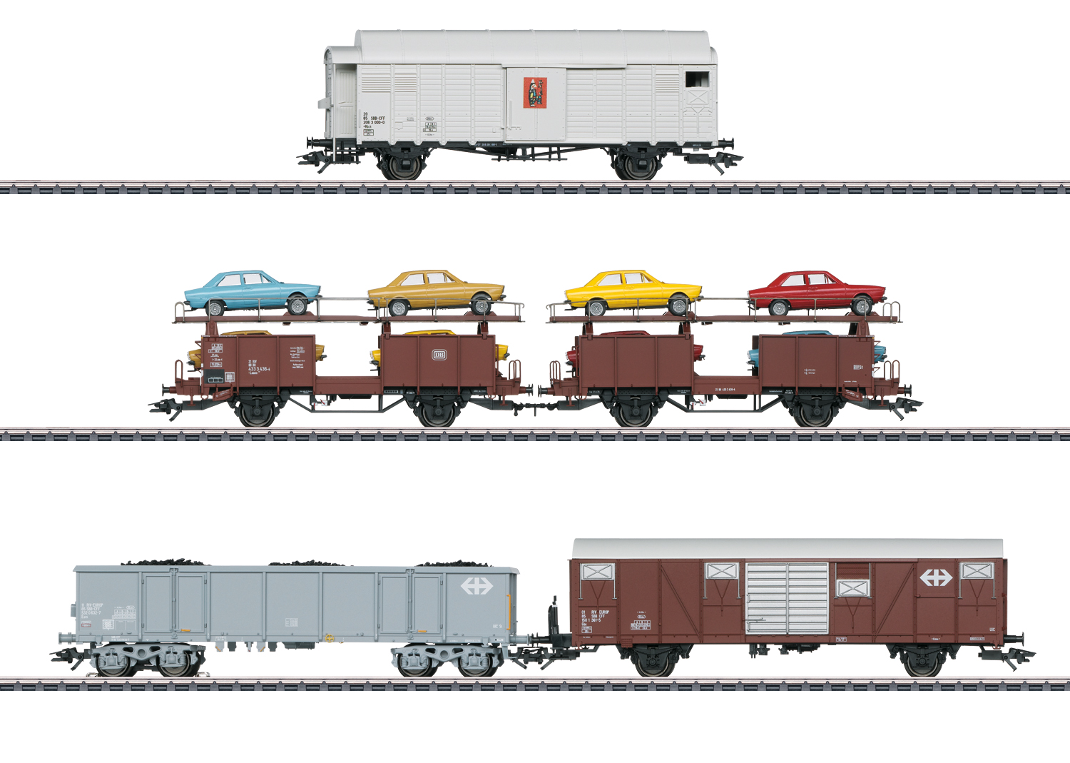 Marklin 46567 Freight Car Set for the Class Ce 6/8 II Switching Crocodile
