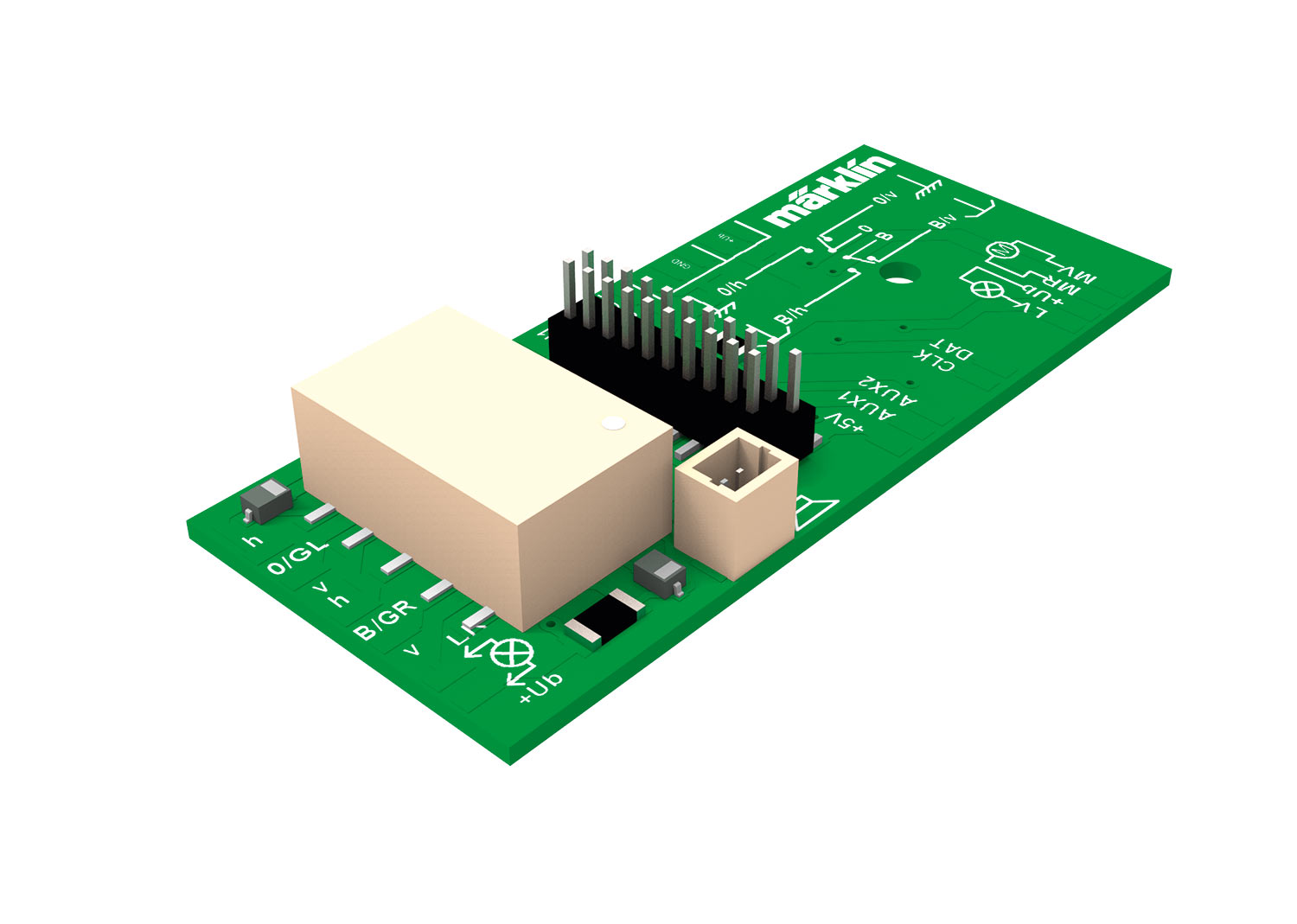 Marklin 60973 Pickup Shoe Changeover Circuit Board