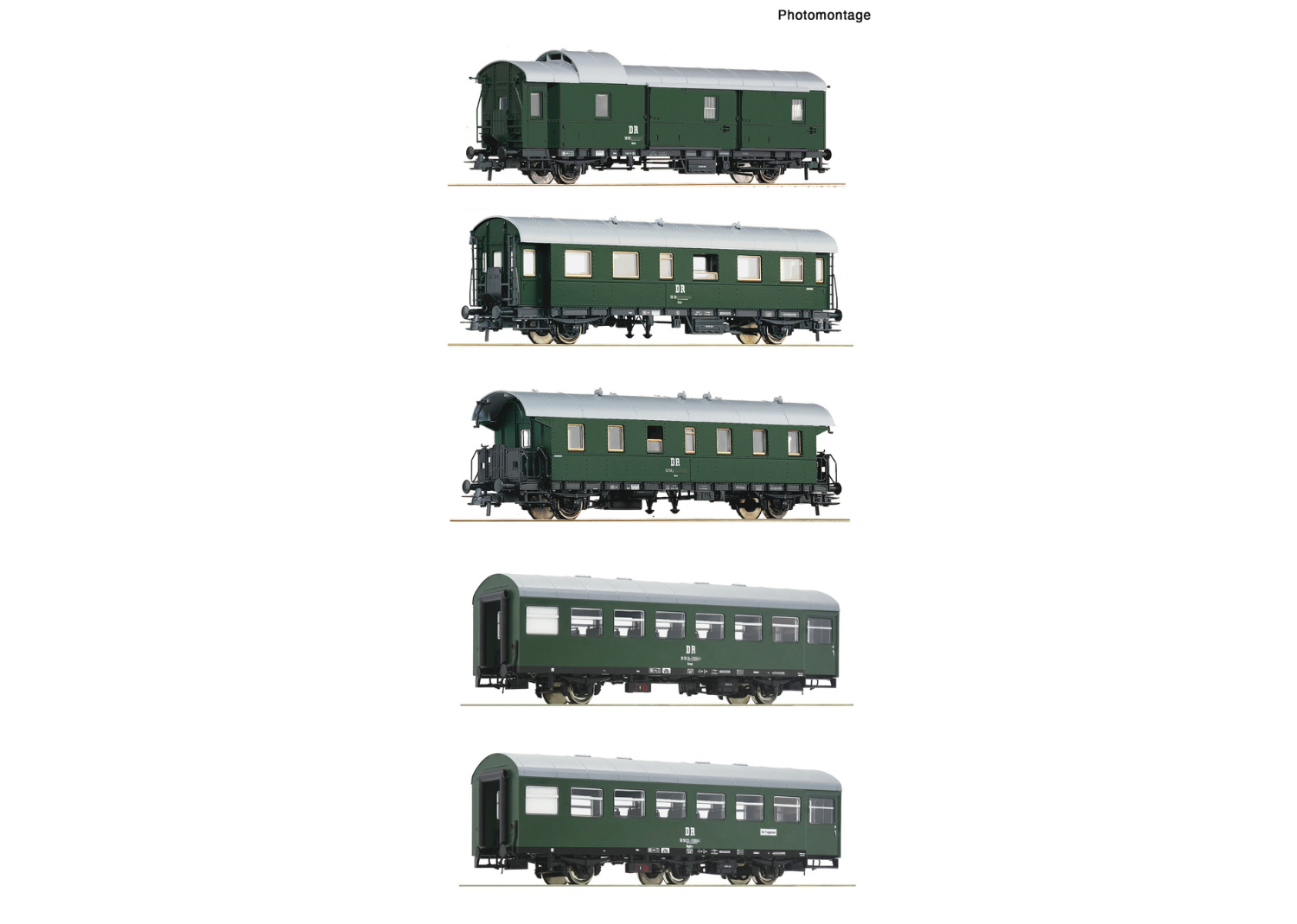 ROCO 6200243 DR 5 Piece Passenger Car Set