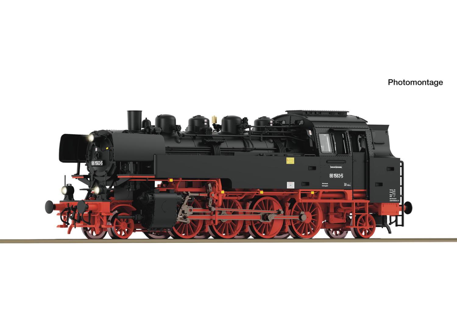 DR Steam Locomotive 86 1563-5